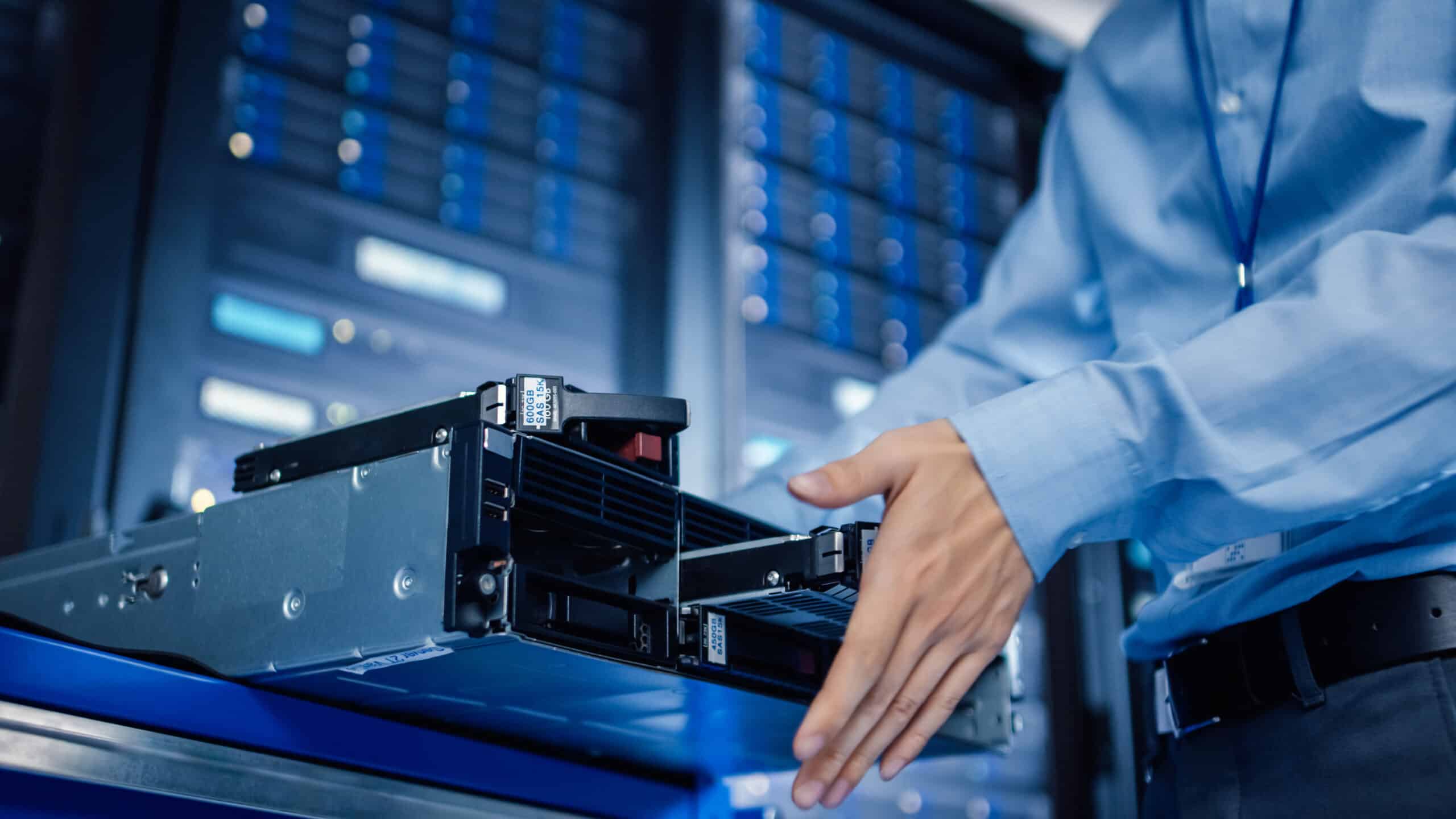 Hard drives backup local it data security
